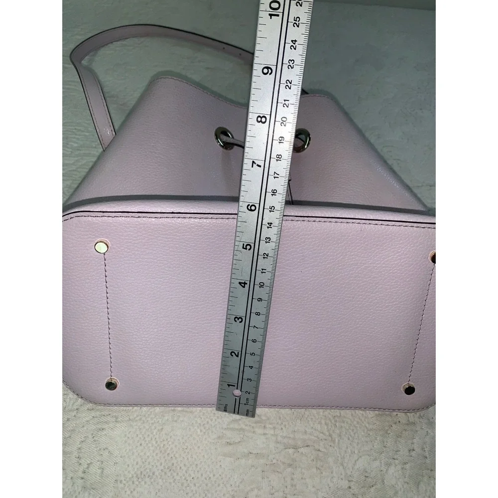 Kate Spade New York Lavender Pebbled Leather Drawstring Bucket Bag‎ Crossbody